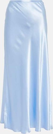 Rixo Satin midi skirt