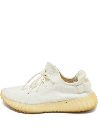 Yeezy by Kanye West Knit 350 V2 sneakers - men - Fabric/Fabric/Rubber - 40.5 - Neutrals