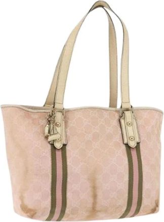 Gucci Pre-owned Canvas gucci-bags - Dames - Vintage Shopper - Roze - ONE Size - Vintage