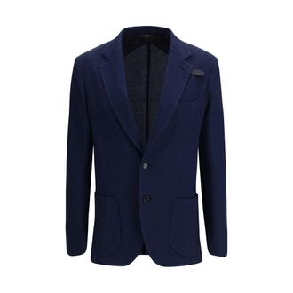Brioni Black Silk Mens Blazer