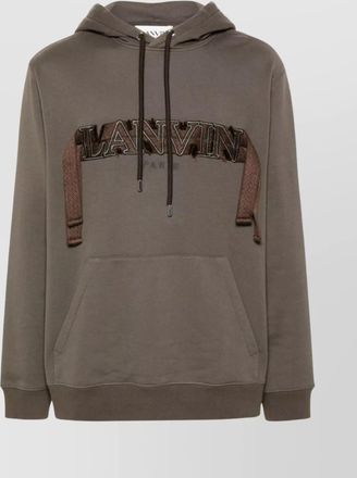 Lanvin cotton drawstring hoodie