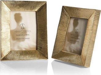 Lunares Miyake Frame in 5 X 7 - Gold at Nordstrom, Size 5Ft 0In X 7Ft 0In