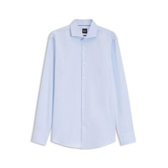 BOSS Slim-fit shirt crafted from a wrinkle-resistant cotton blend