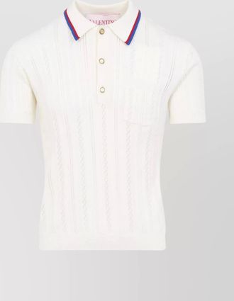 Valentino polo cotton chest pocket