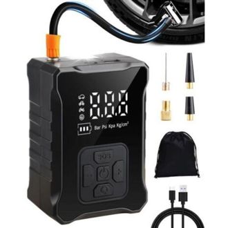 OEM Mini Compresor De Aire, Inflador De Neum&aacute;ticos Port&aacute;til, Bomba El&eacute;ctrica Para Bicicleta Con Pantalla Lcd Digital Y Luz Para Motocicleta, Coche, Bicicl
