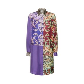 Pierre-Louis Mascia Shirt Dresses, female, Multicolor, Size: M Aloe Longsleeve Shirt