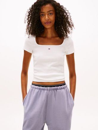 Tommy Jeans T-shirt met ronde hals en korte mouwen