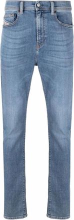 Diesel Straight Jeans Casual Style - Heren - Slim Fit Jeans - Blauw - W27 L32 - Katoen - Jeans
