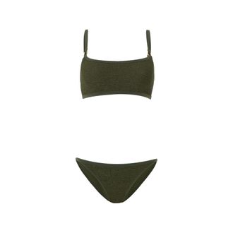 Hunza G Iris Crinkle-effect Bikini