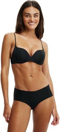 Cotton On Womens Body Bestee Wirefree Push-Up Bra in Black at Nordstrom, Size Medium