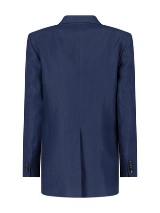 Tagliatore Womens Dresses Blue Linen