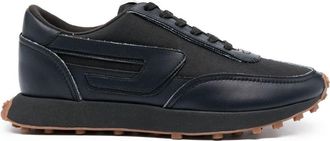 Diesel S-Racer LC Black Minimalist Leather Low-Top Sneakers