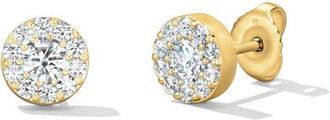 HEARTS ON FIRE Fulfillment Diamond Stud Earrings in Yellow Gold at Nordstrom