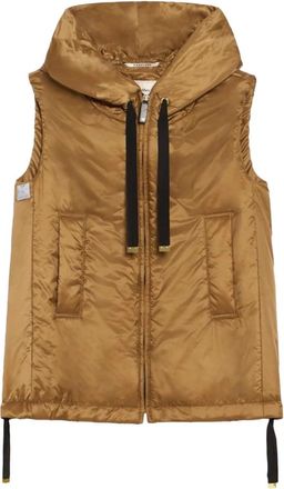 Max Mara Greengo Imbottito Smanicato - female - Max Mara - Waistcoats - Beige - XS - Jackets