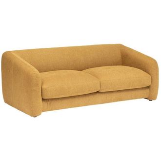 Atmosphera Sof&aacute; Guppy 3 Plazas - Amarillo Ocre Atmosphera Cr&eacute;ateur DInt&eacute;rieur