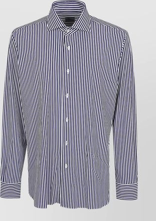 Barba striped regular-fit shirt