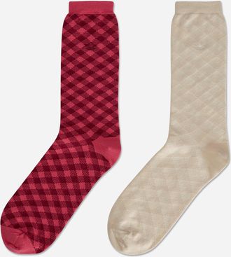 adidas Wales Bonner Check Socks Craft Pink / Bliss