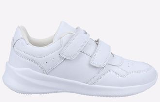 Hush Puppies Childrens Unisex Marling MEMORY FOAM Junior - White - Size UK 2 Infant