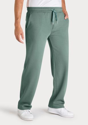 John Devin Sweathose JOHN DEVIN - Jogginghose aus innen angerauter Sweatware, Herren, Gr. XXL (60/62), N-Gr, salbei, angeraute Sweatware, Obermaterial: 60% Baumw