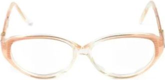 Saint Laurent Pre-owned Acetate sunglasses - Dames - Vintage Accessoires - Beige - ONE Size - Vintage