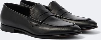 Canali Leather penny loafers