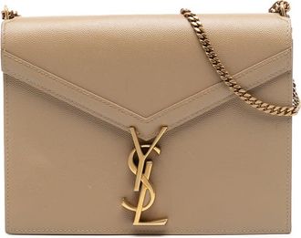 Saint Laurent Pre-owned Saint Laurent Grain De Poudre Monogram Cassandra Chain Wallet Ladies MAL532750A.0719