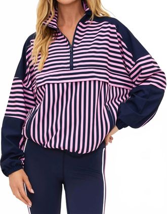 Beach Riot Vespera Lightweight Pullover Top In Sleet