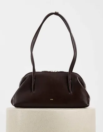 JW PEI borsa a spalla Aveline marrone scuro