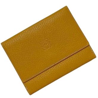 Loewe Pre-owned Wallets, unisex, Yellow, Size: ONE SIZE Pre-owned Wallet