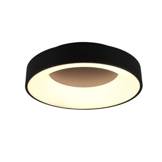 Trio Leuchten Girona Led Plaf&oacute;n 27w Regulable Negro &Oslash;45 Cm Trio Lighting
