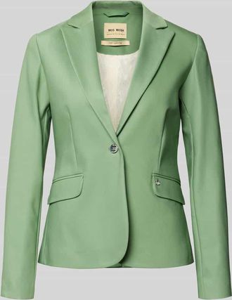 Mos Mosh Regular Fit Blazer mit Pattentaschen Modell Blake in Gruen, Gr&ouml;&szlig;e 34