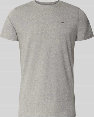 Tommy Jeans T-Shirt in Melange-Optik in Mittelgrau Melange, Größe XXL