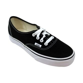 Vans Authentic VN000EE3BLK Sneakers Mens Black White Canvas Shoes HAWK2700