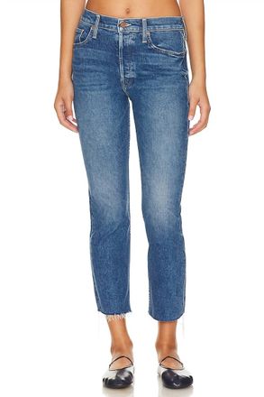 Mother Tomcat Ankle Fray Jeans In Arigato Mr Roboto