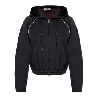 adidas adidas x Wales Bonner - Dames - Vesten met rits - Zwart - S - Polyester - Hoodies & sweatvesten