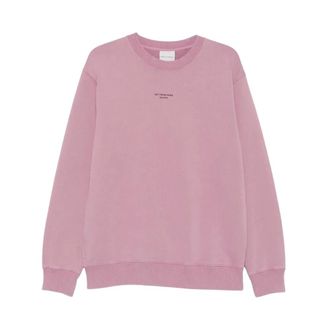 Dr&ocirc;le de Monsieur Classic Slogan Sweatshirt - Heren - Sweatshirts & Hoodies - Roze - Maat: L Katoen