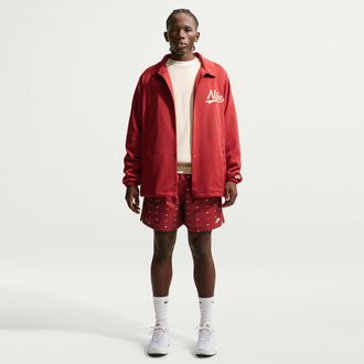 Nike Mens Nike Sportswear Club Woven Flow Shorts in Red | II4198-613