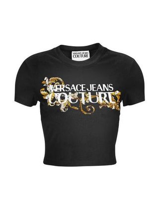 Versace Crystal Outline Baroque T-shirt Outline