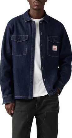 Levi's Worker Denim Button-Up Shirt in Rinse Work Repeat at Nordstrom, Size Xx-Large