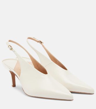 Chlo&eacute; Chlo&eacute; Leather slingback pumps