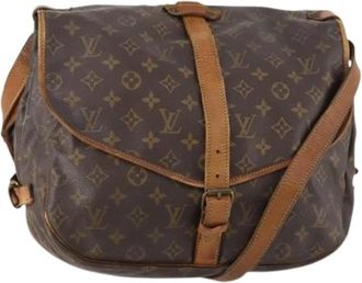 Louis Vuitton Pre-owned Shoulder Bag M42254 - Dames - Vintage Schoudertas - Bruin - ONE Size - Leer - Vintage