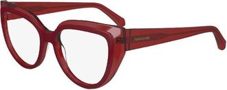Ferragamo SF2984 613 Transparent Red 53mm