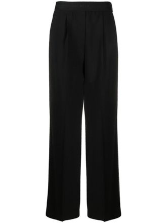 Msgm wide-leg tailored trousers - Black