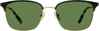 Ferragamo SF180S Brow Line Metal Sunglasses - Gold