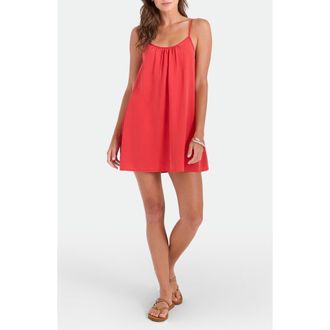 Volcom Baby Cakes Mini Cover-Up Sundress in Persimmon at Nordstrom, Size X-Large