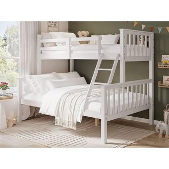 Flair Casey Detachable Triple Bunk Bed White | Size: Double