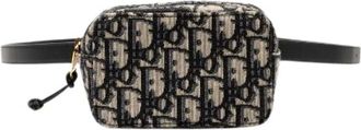 Dior Pre-owned Belt Bags, female, Beige, Size: ONE SIZE Pre-owned Vintage Canvas Belt Bag