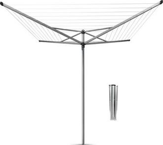 Brabantia Tendedero Rotativo Brabantia Topspinner Gris Metalizado 40m
