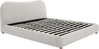 Vente-Unique Canap&eacute; abatible de 180 x 200 cm - Tela - Beige - VANARI