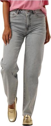 Catwalk Junkie Donkerblauwe Barrel Jeans - Dames - Regular Fit Jeans - Blauw - W30 - Jeans